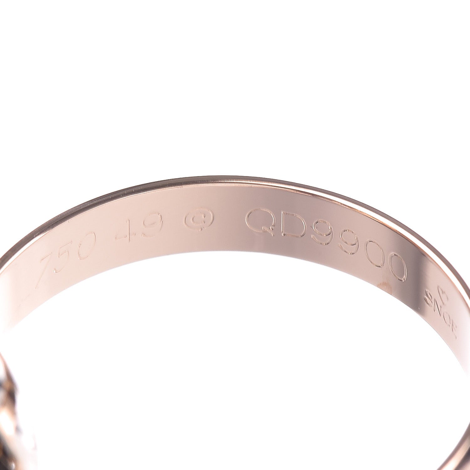 Cartier 18K Pink Yellow White Gold Classic Trinity Ring 49 4.75 4 of 5