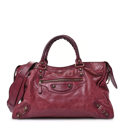 Balenciaga Agneau Giant 12 Rose Gold Hardware City Cassis 1 of 17