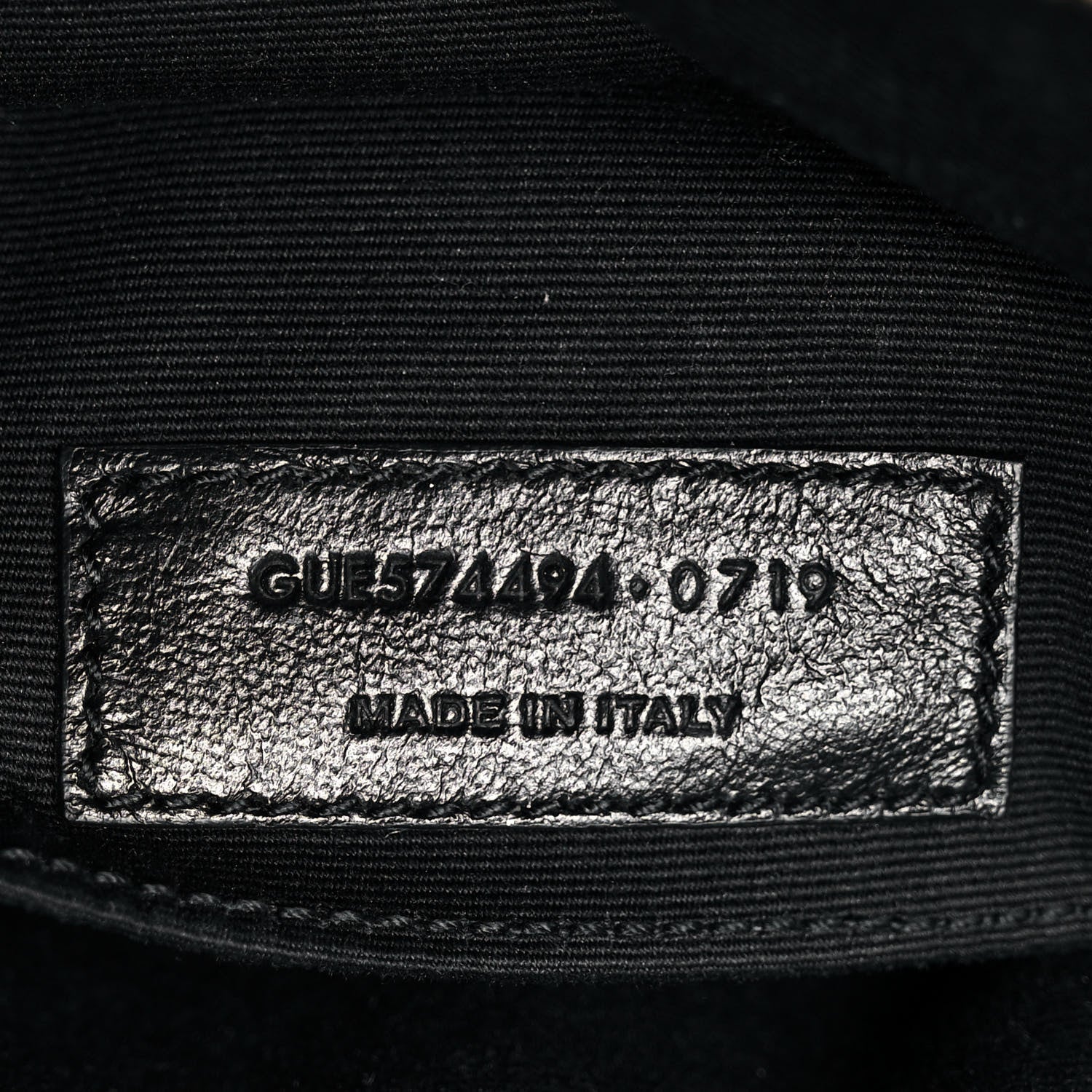 Saint Laurent Velvet Matelasse Monogram Lou Camera Bag Black 7 of 9