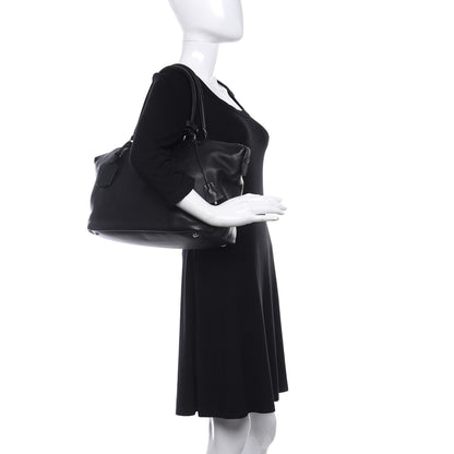 Prada Vitello Phenix Satchel Black 2 of 8
