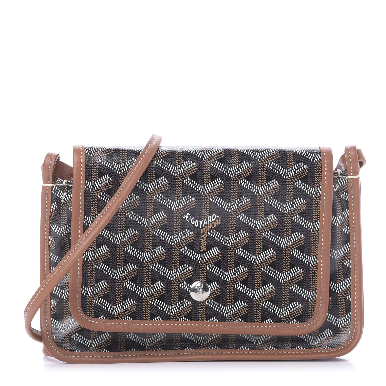Goyard Goyardine Plumet Wallet Clutch Black Gold 1 of 10
