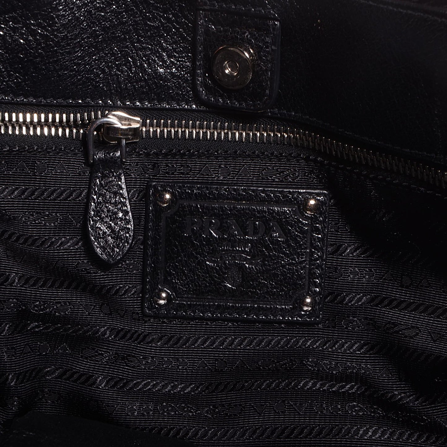 Cervo Lux Tote Nero Black
