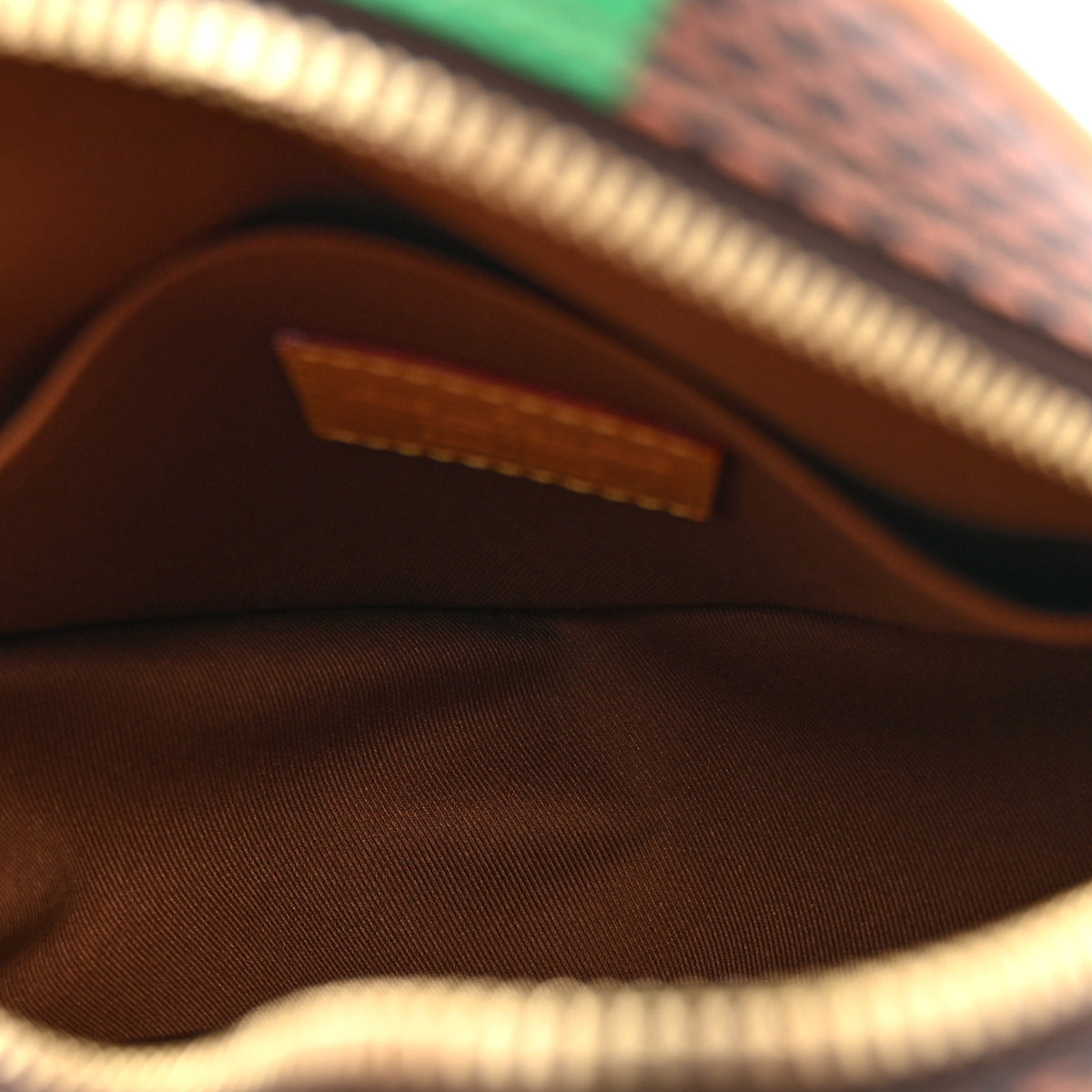 Damier Pop Chess Messenger Green