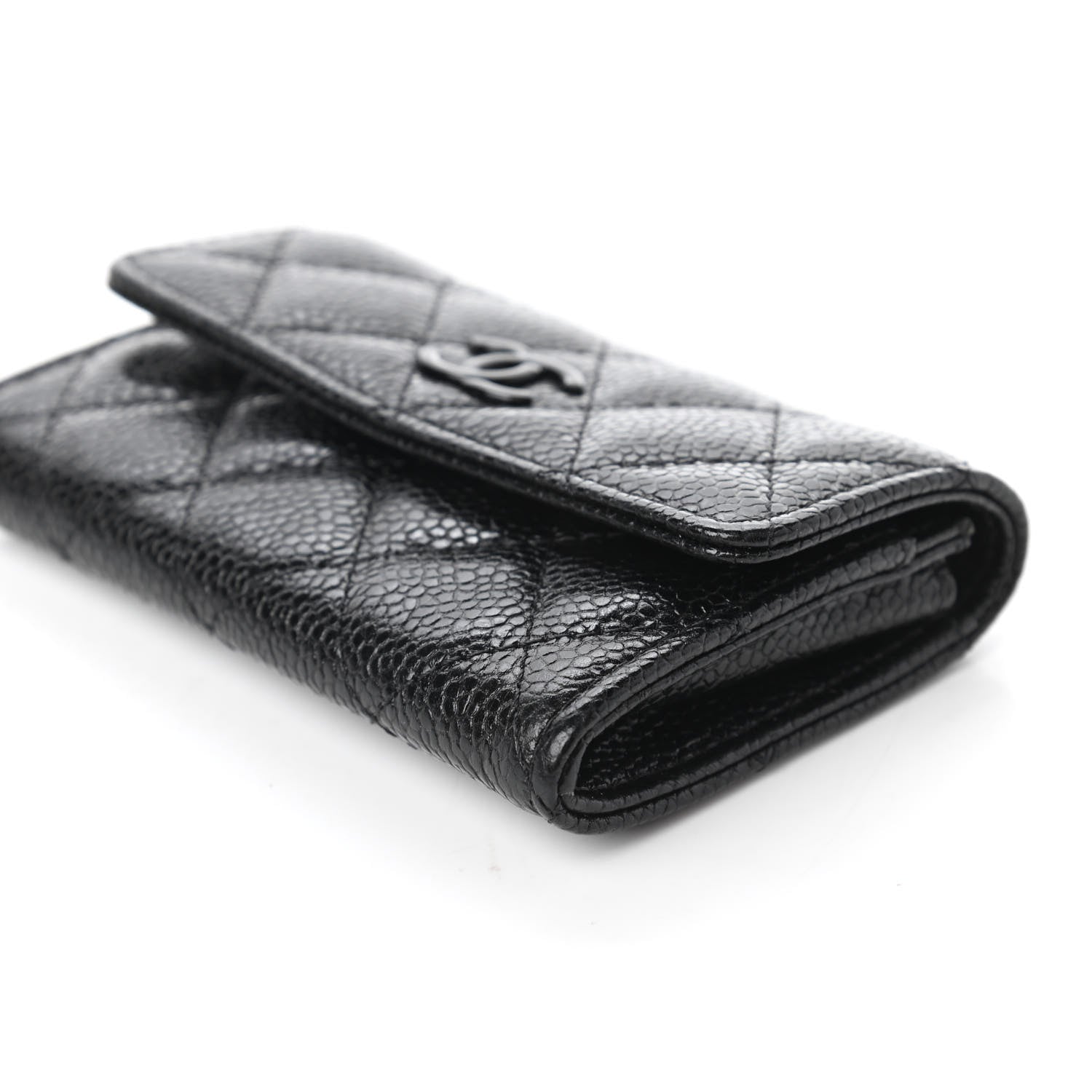 Chanel Caviar Quilted Incognito Flap Card Holder Black 7 of 12