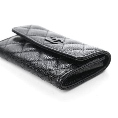 Chanel Caviar Quilted Incognito Flap Card Holder Black 7 of 12