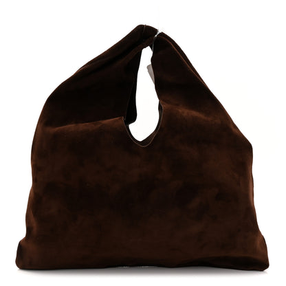 The Row Suede Small Bindle Bag Espresso 1 of 9