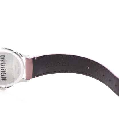 Gucci Stainless Steel Calfskin 27mm G-Timeless Quartz Watch Pink 7 of 8