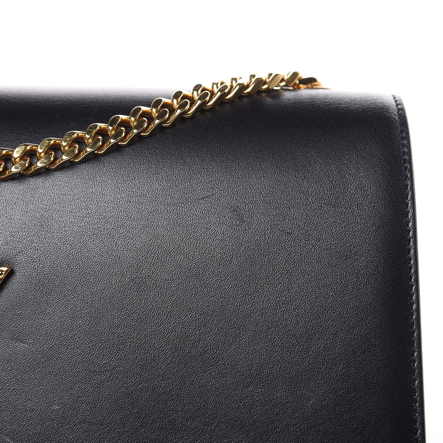 Saint Laurent Smooth Calfskin Medium Classic Monogram Kate Tassel Satchel Black 11 of 15