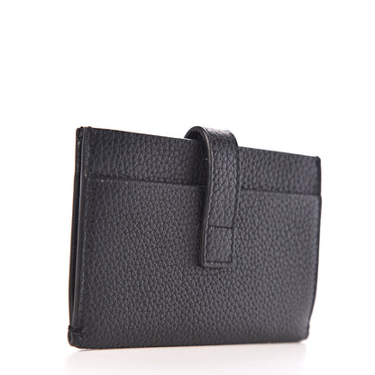Saint Laurent Grained Calfskin Sac De Jour Card Case Black 2 of 6
