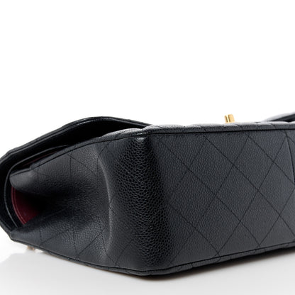 Chanel Caviar Quilted Jumbo Double Flap Black 10 of 13