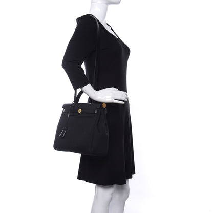 Hermes Military Toile Vache Hunter Herbag Zip PM 31 Black 2 of 11