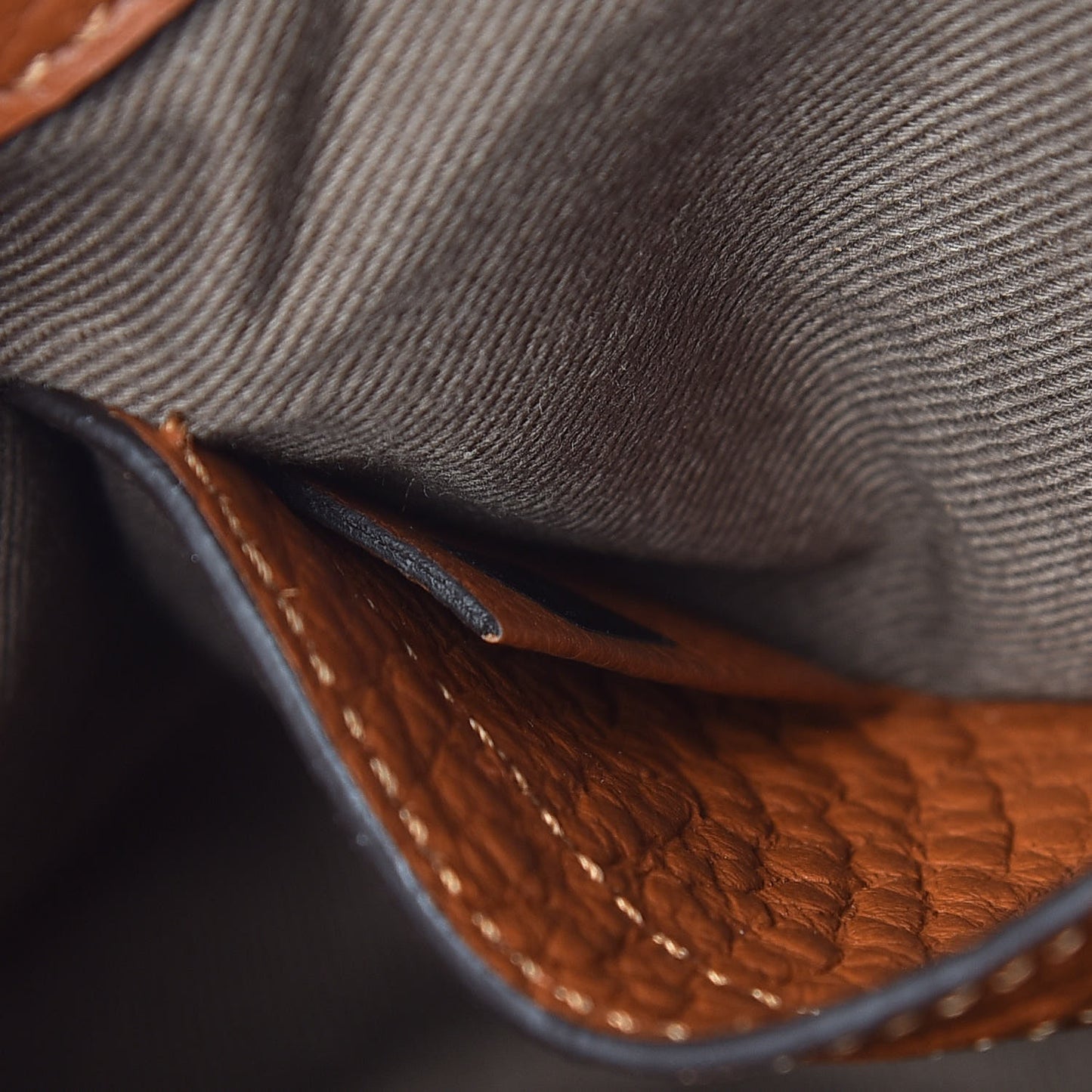Calfskin Mini Marcie Round Crossbody Bag Tan