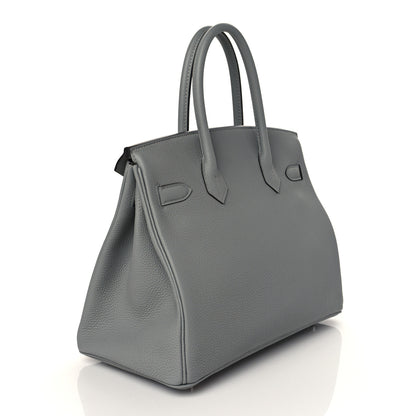 Hermes Togo Birkin 30 Gris Mouette 3 of 11