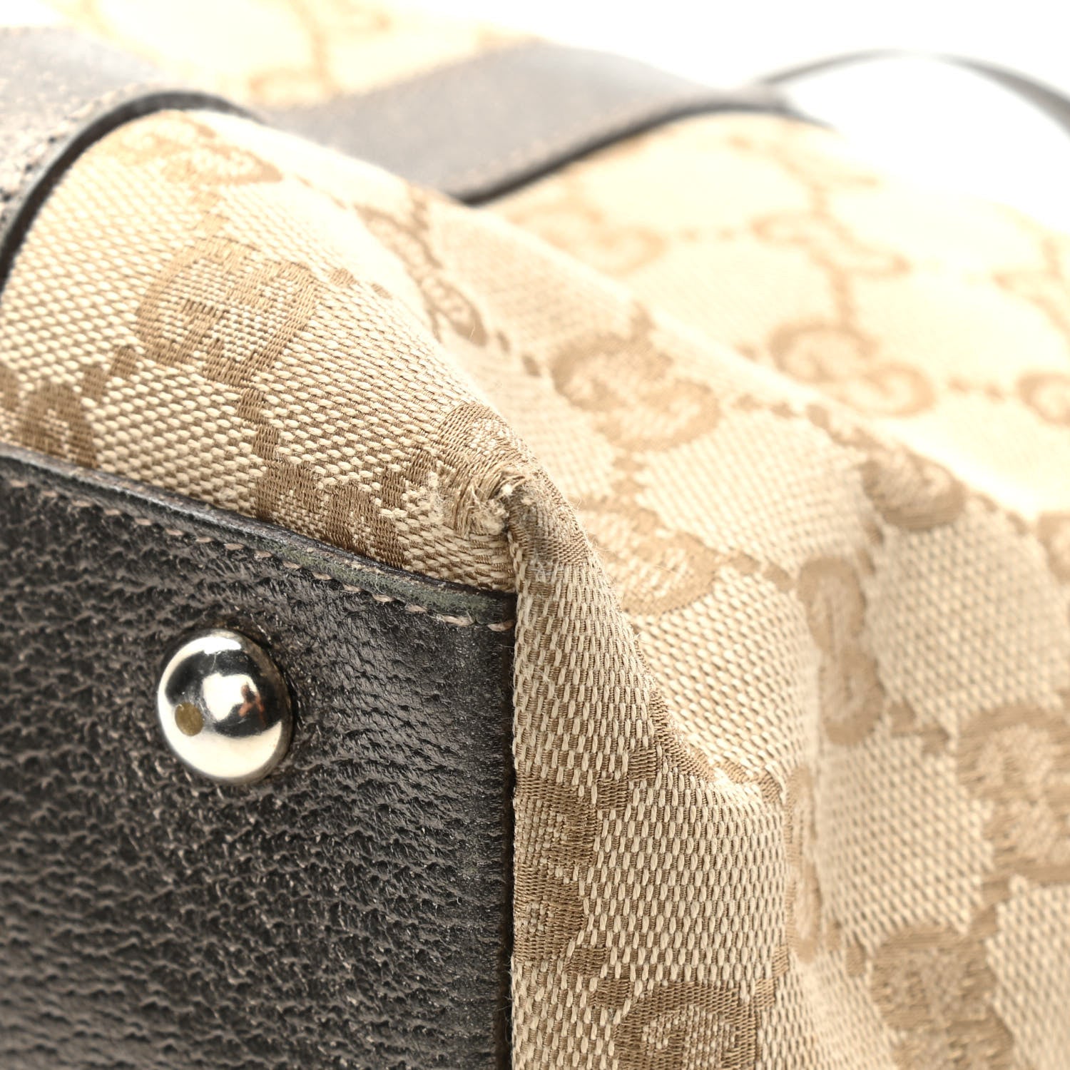Gucci Monogram Medium Abbey Tote Metallic 13 of 13