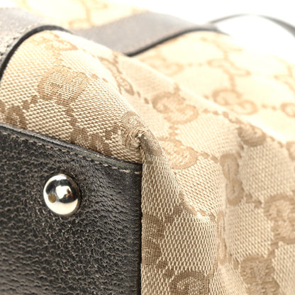 Gucci Monogram Medium Abbey Tote Metallic 13 of 13