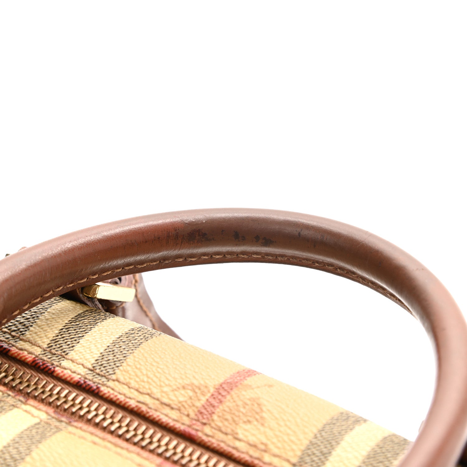 Burberry Haymarket Check Satchel Brown 11 of 12
