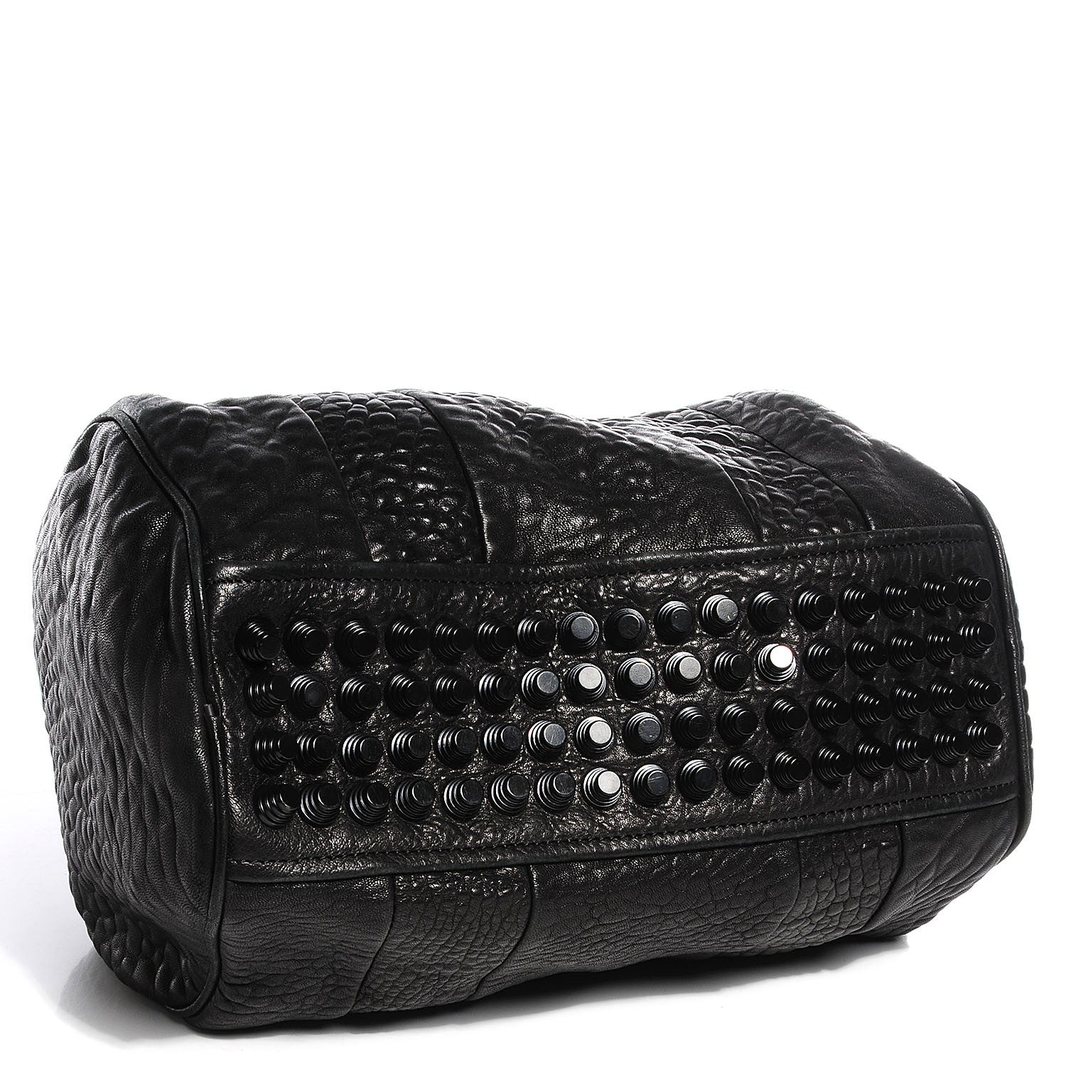 Alexander Wang Pebbled Lambskin Rocco Black Matte Black Hardware 4 of 7