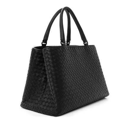 Bottega Veneta Nappa Intrecciato Milano Tote Black 3 of 12