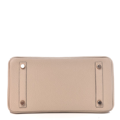 Hermes Togo Birkin 25 Gris Tourterelle 6 of 38