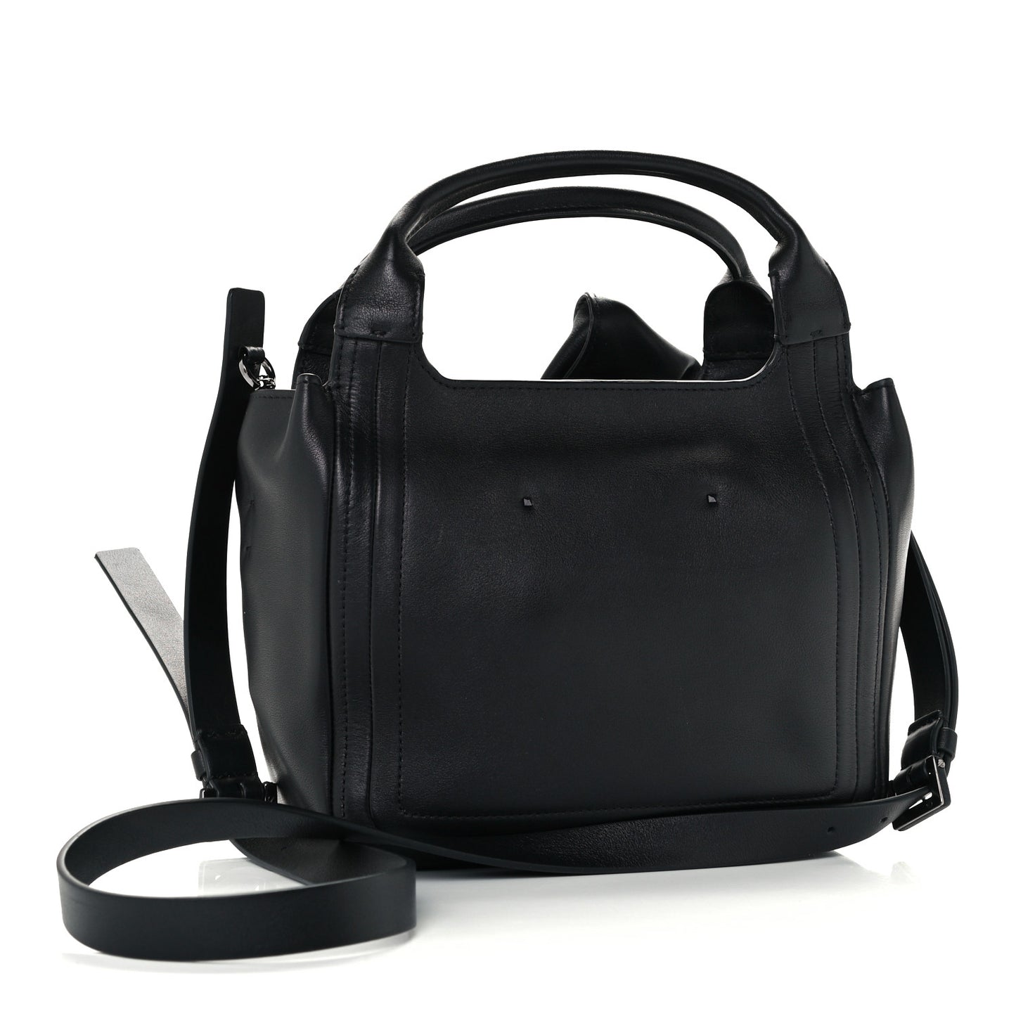 Nappa Atelier 02 Bow Edition Small Tote Black