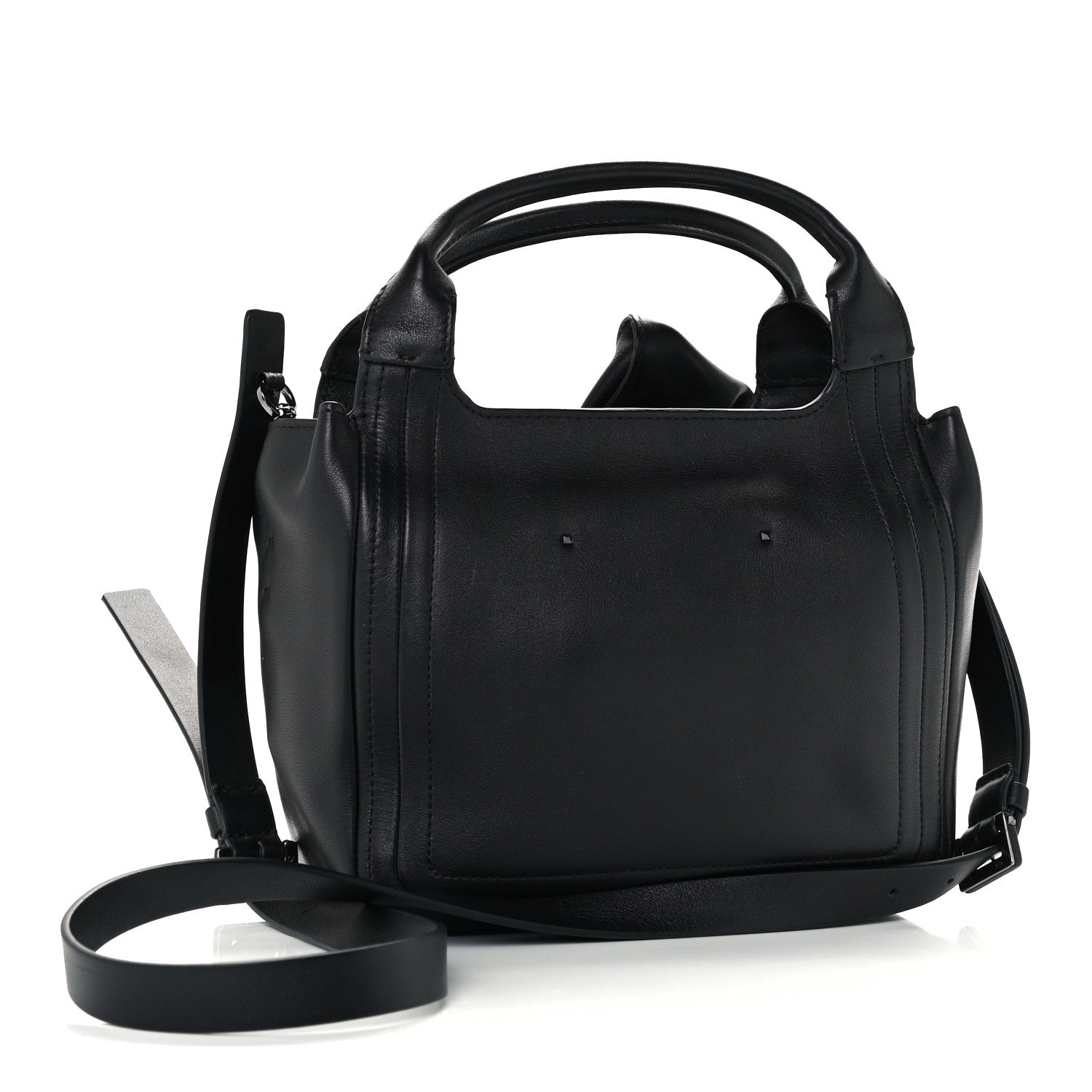 Valentino Garavani Nappa Atelier 02 Bow Edition Small Tote Black 3 of 10
