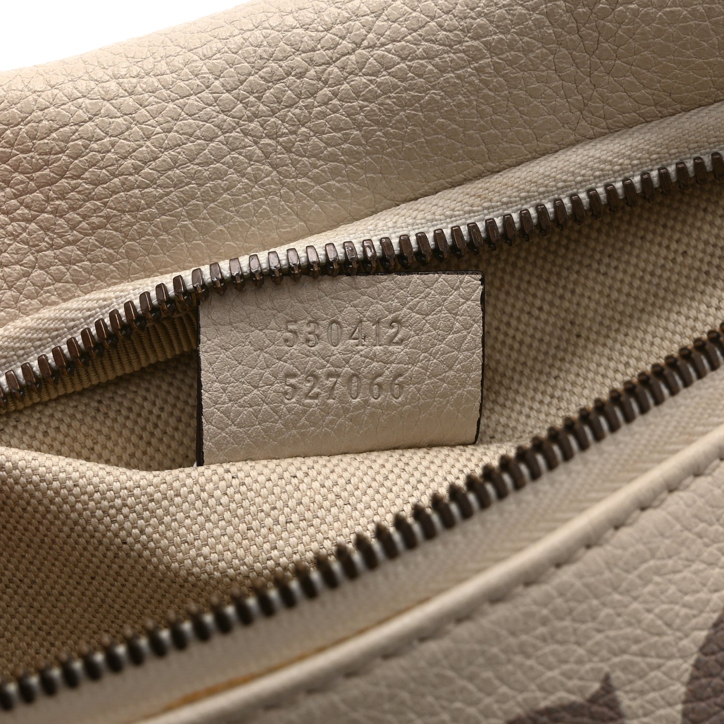 Grained Calfskin Logo Belt Bag White