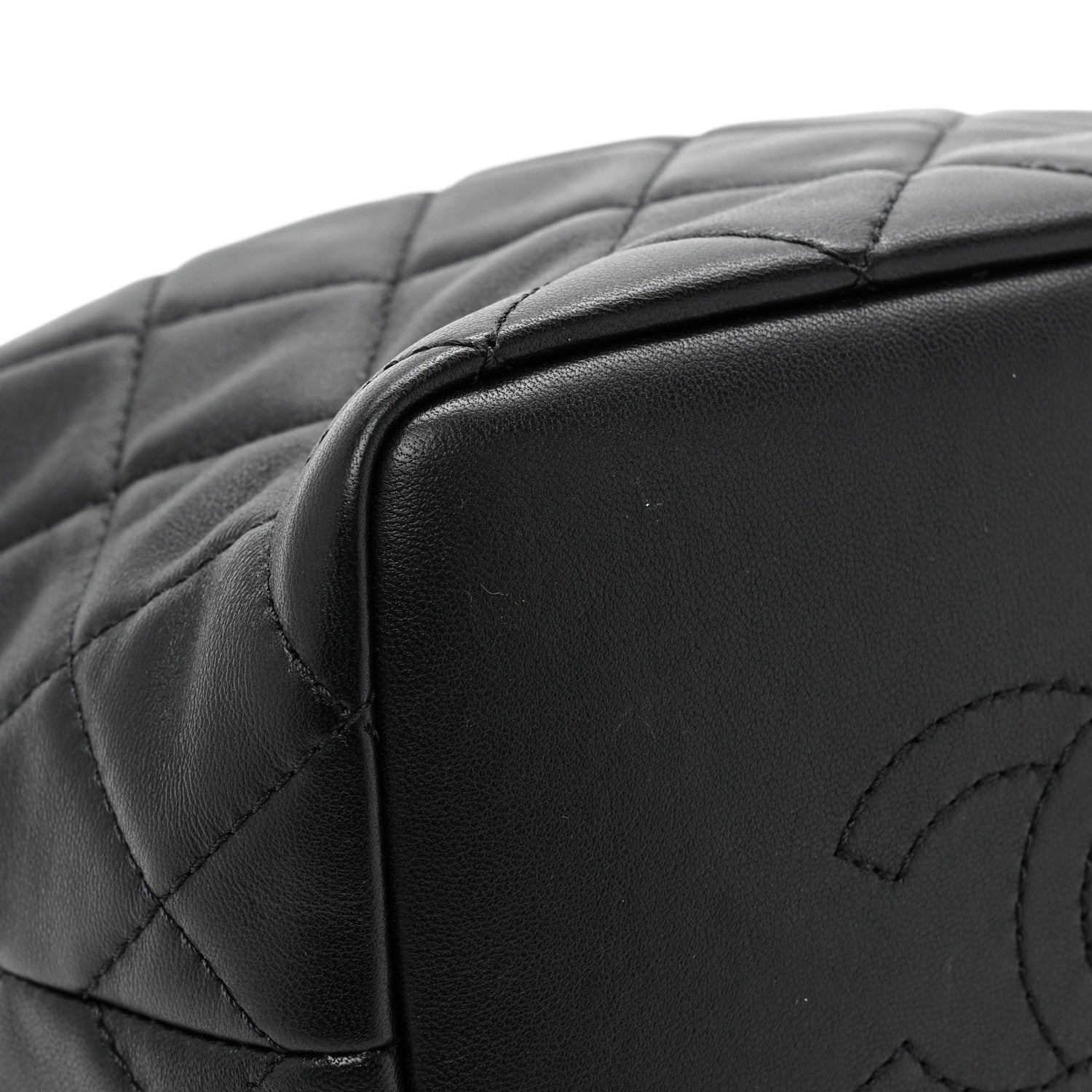 Chanel Lambskin Quilted Small Perfect Meeting Hobo Black 10 of 11
