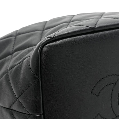 Chanel Lambskin Quilted Small Perfect Meeting Hobo Black 10 of 11