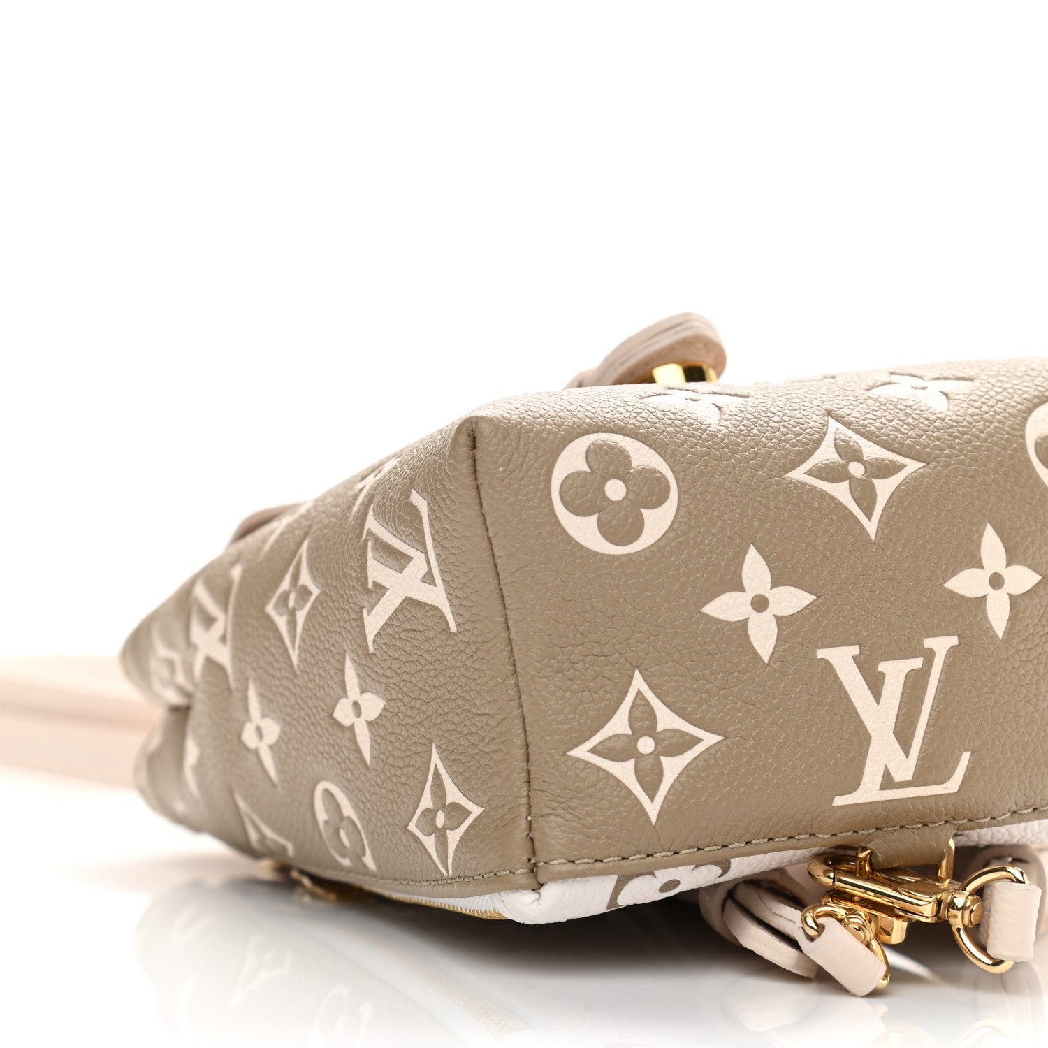 Louis Vuitton Empreinte Monogram Spring In The City Tiny Backpack Kaki Beige Cream 8 of 10