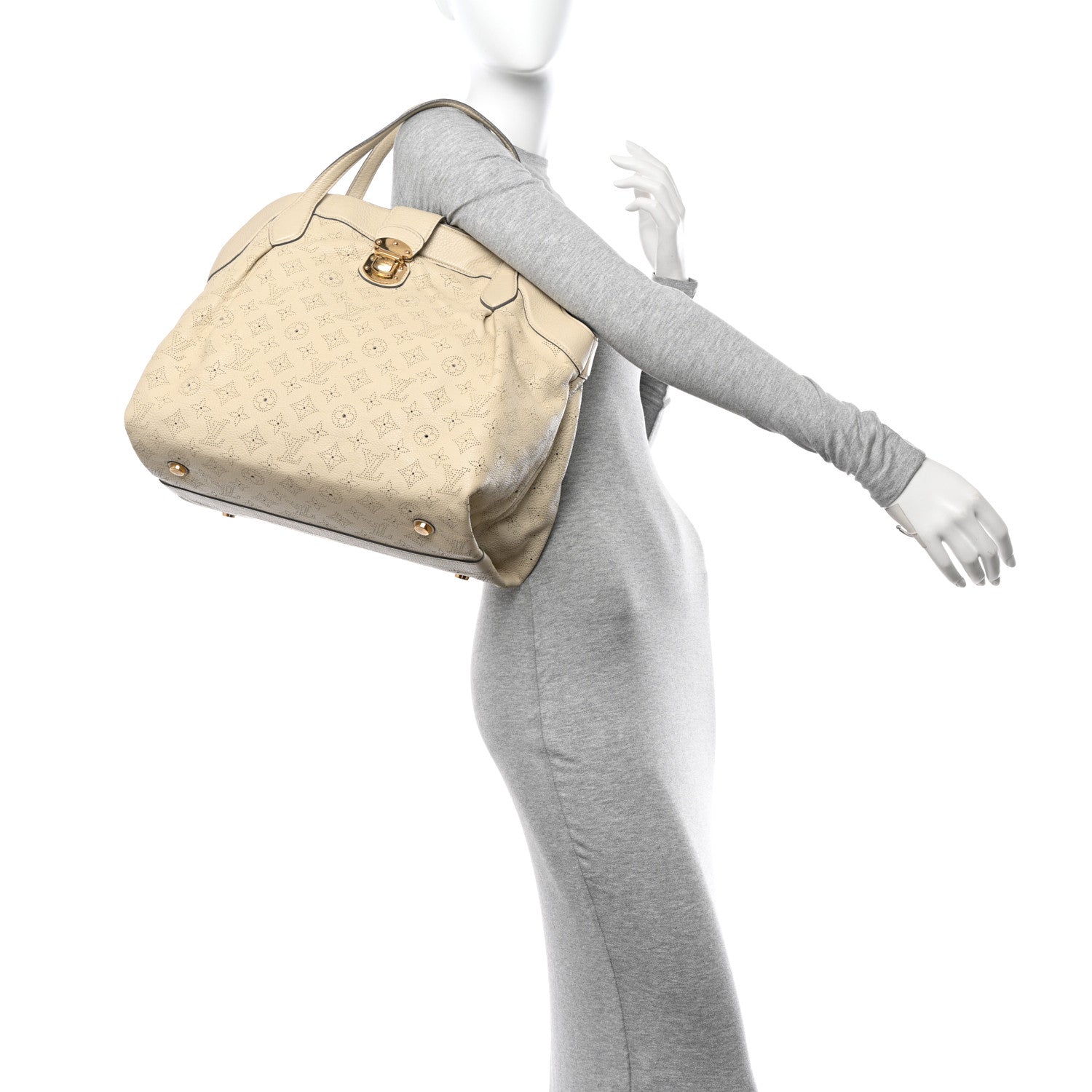 Louis Vuitton Mahina Cirrus MM Ivory 2 of 14