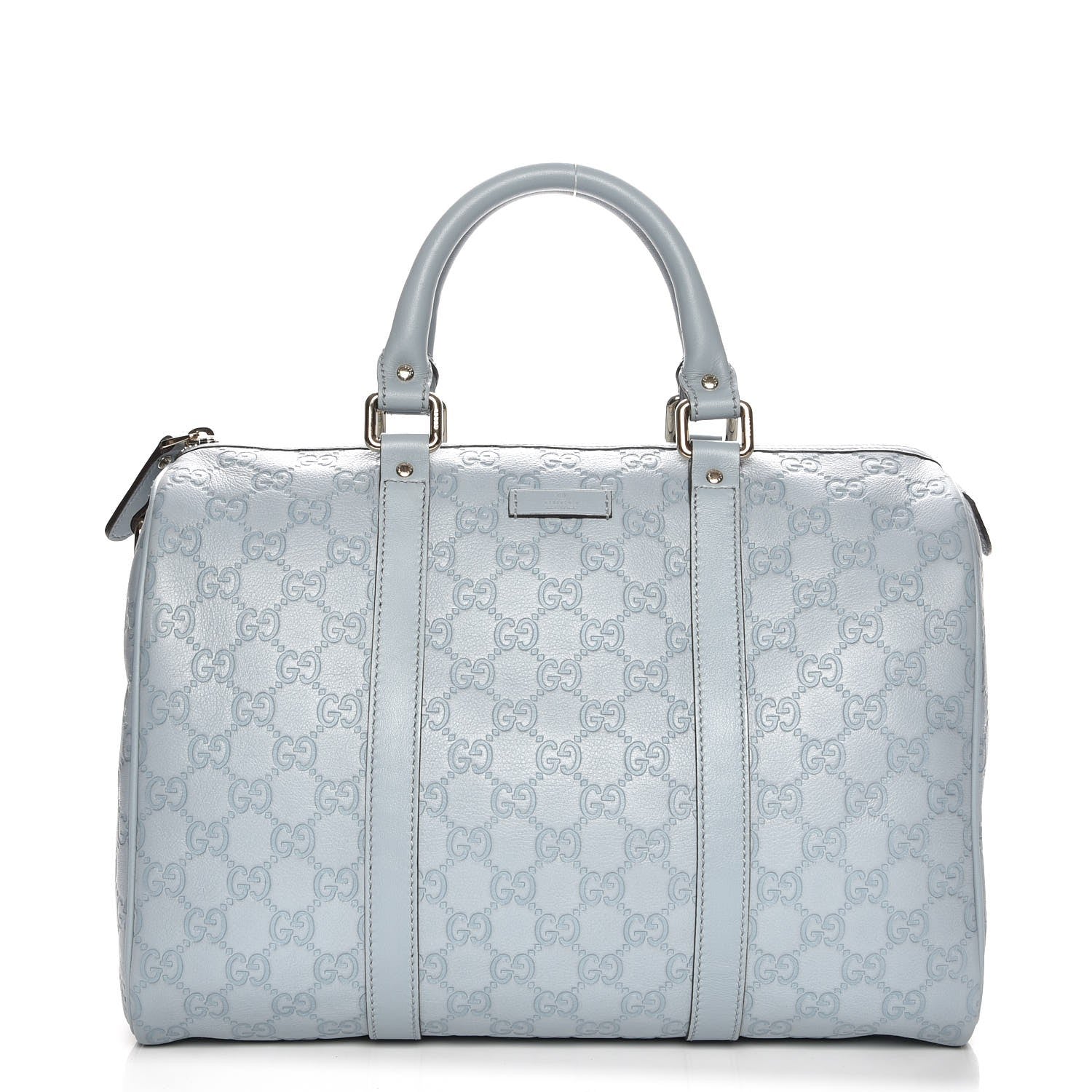 Gucci Guccissima Medium Joy Boston Light Blue 1 of 8