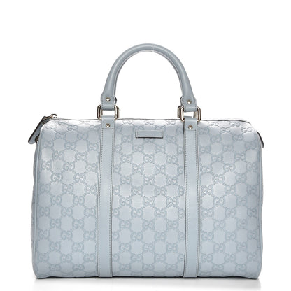 Gucci Guccissima Medium Joy Boston Light Blue 1 of 8