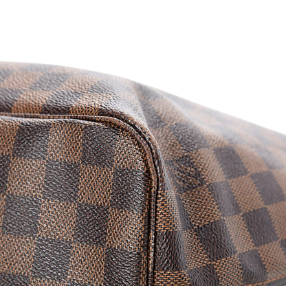 Louis Vuitton Damier Ebene Neo Neverfull MM Rose Ballerine 11 of 22