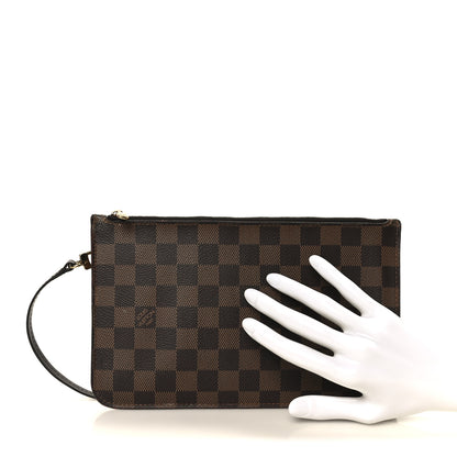 Louis Vuitton Damier Ebene Neverfull MM GM Pochette 2 of 8