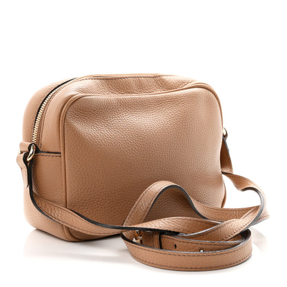 Gucci Pebbled Calfskin Small Soho Disco Bag Camelia 2 of 10