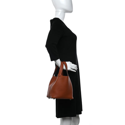 Hermes Taurillon Clemence Picotin Lock 18 PM Cuivre 2 of 11