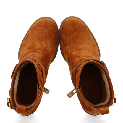 Christian Louboutin Veau Velours Dianouchette Lug Chelsea 100 Boots 40.5 Toscan 2 of 9