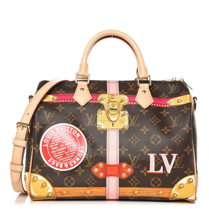 Louis Vuitton Monogram Summer Trunks Speedy Bandouliere 30 1 of 9