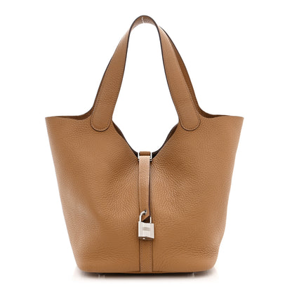 Hermes Taurillon Clemence Picotin Lock Biscuit 1 of 10