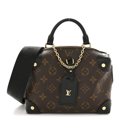 Louis Vuitton Monogram Petite Malle Souple Black 1 of 13