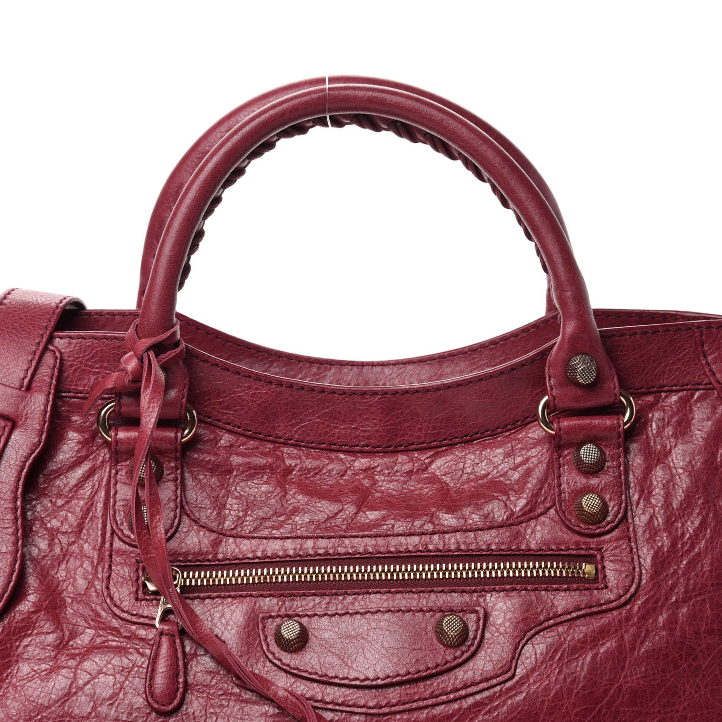 Agneau Giant 12 Rose Gold Hardware City Cassis