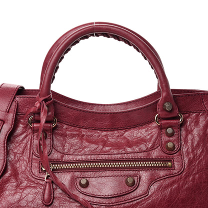 Balenciaga Agneau Giant 12 Rose Gold Hardware City Cassis 10 of 10