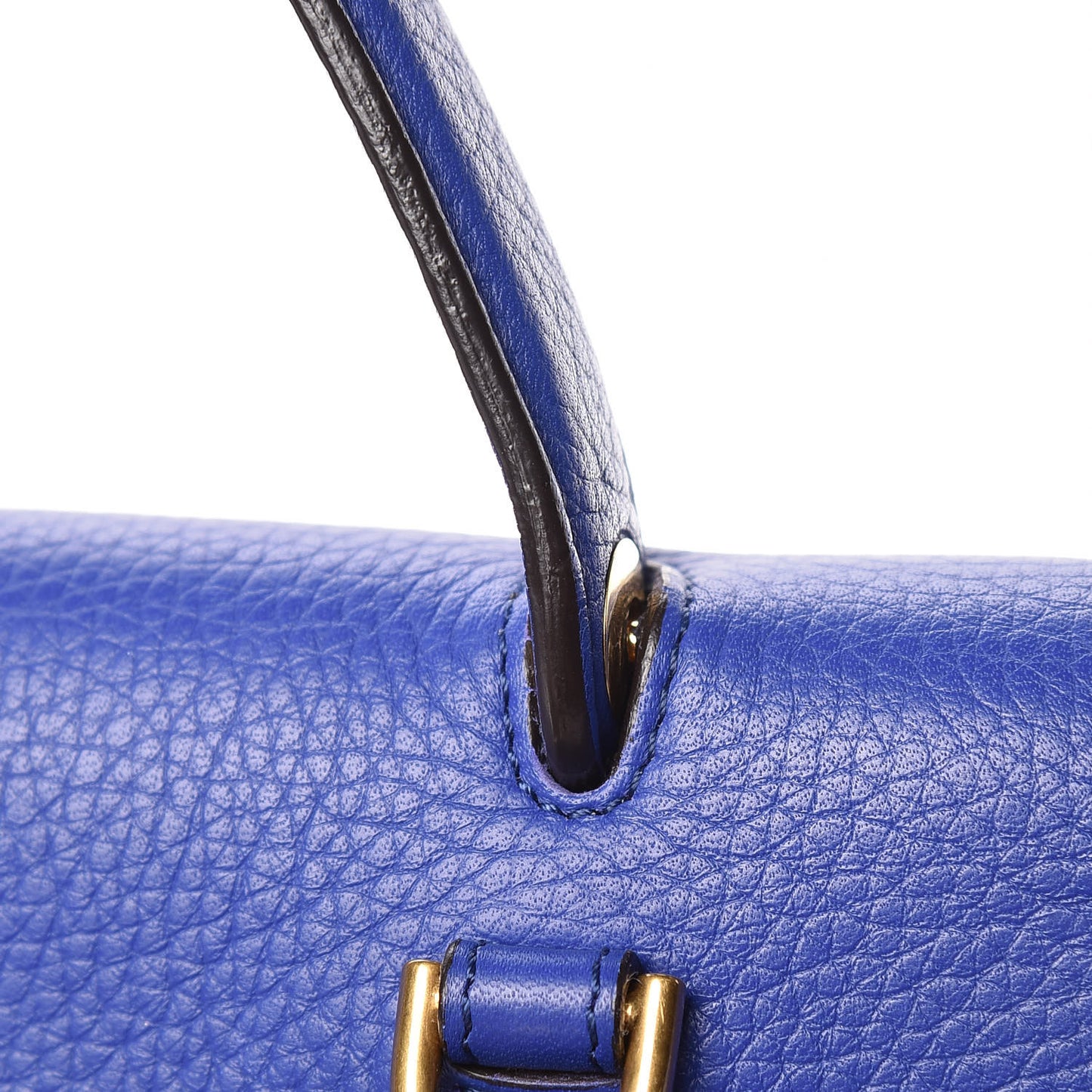 Grained Calfskin Mini Belt Bag Indigo