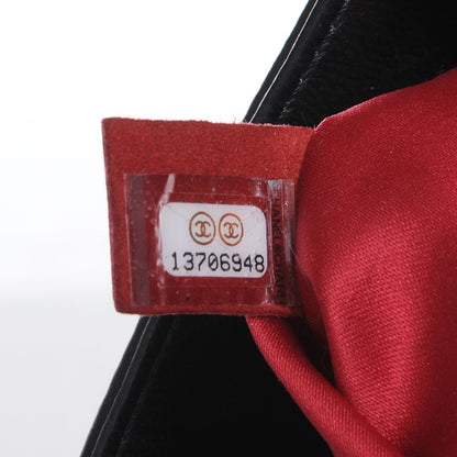 Chanel Lambskin Tweed Large Camellia Petals Flap Black 9 of 9