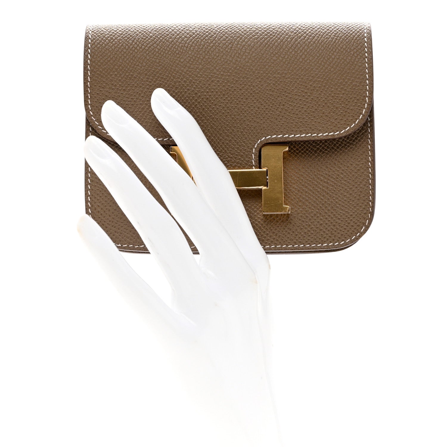 Hermes Epsom Constance Slim Wallet Etoupe 2 of 8