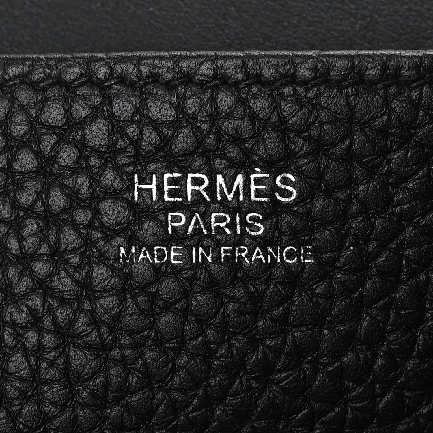 Hermes Taurillon Clemence Halzan 31 Black Black 6 of 11