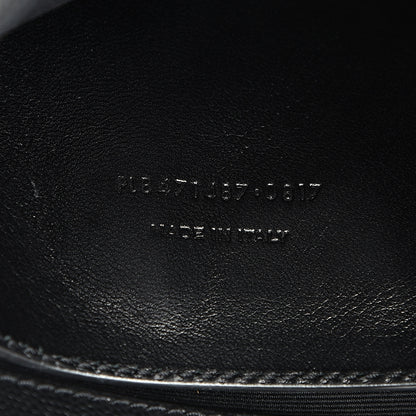 Saint Laurent Grain De Poudre Medium West Hollywood Monogram Fold-Over Black 6 of 10
