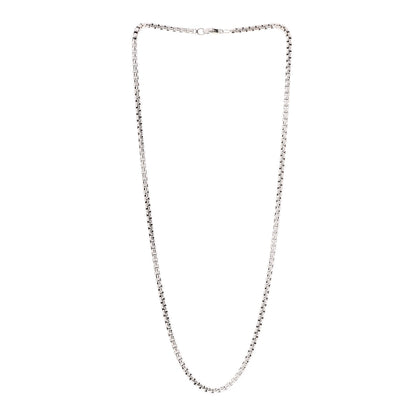David Yurman Sterling Silver 3.6mm Medium Box Chain Necklace 22" 3 of 5