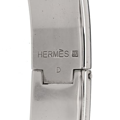 Hermes Enamel Narrow Clic Clac H Bracelet GM Black 4 of 4