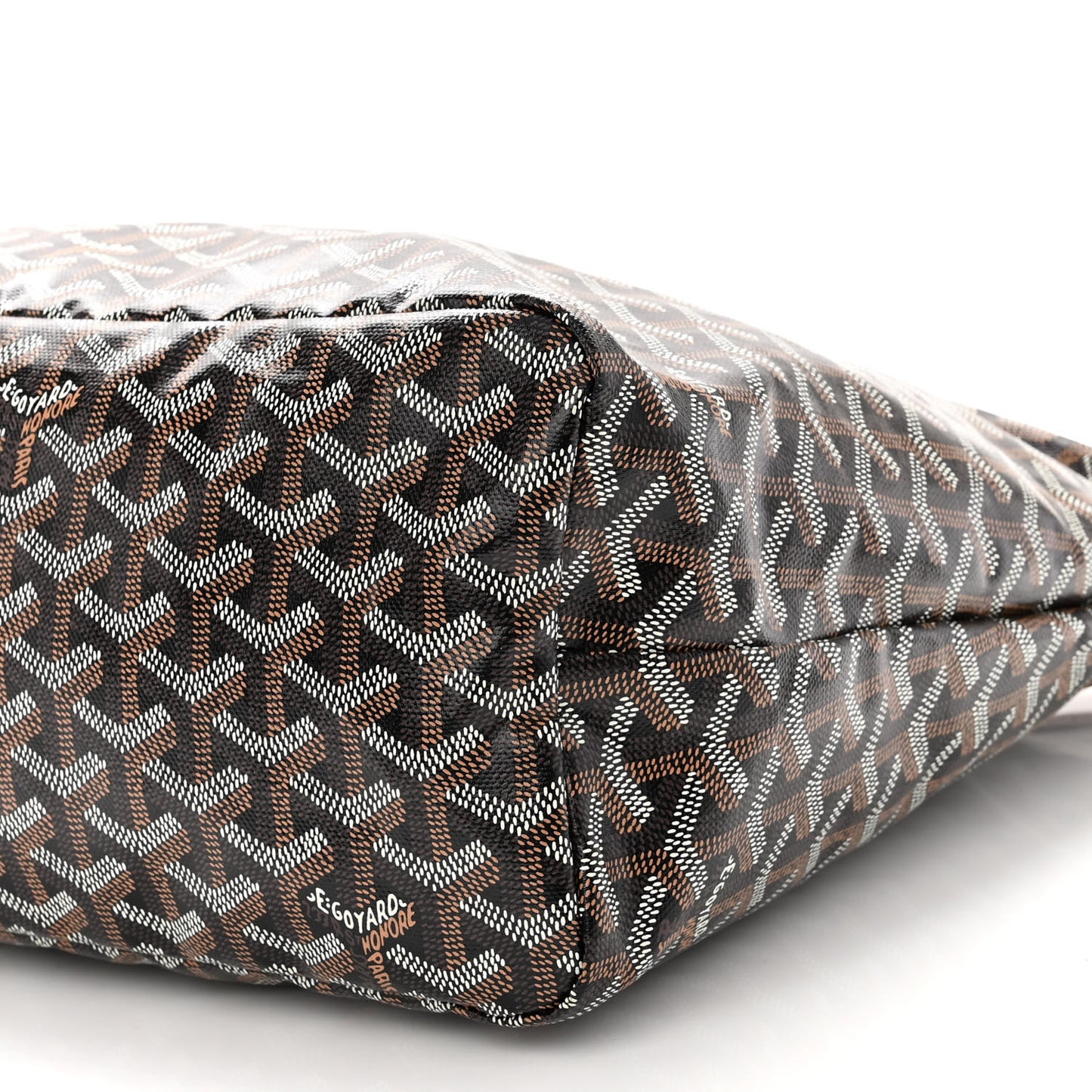 Goyardine Boheme Hobo Black Gold